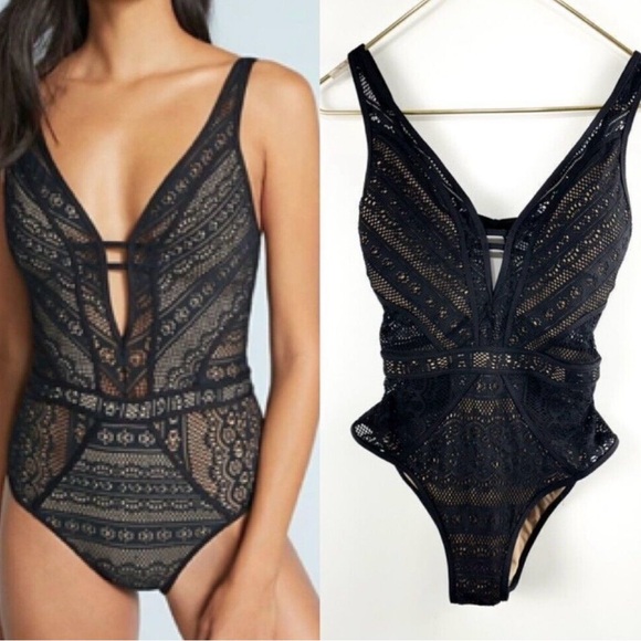 Other - Lace/crochet one piece beautiful Becca swim